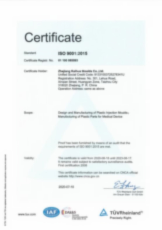 certifikát kaihua2