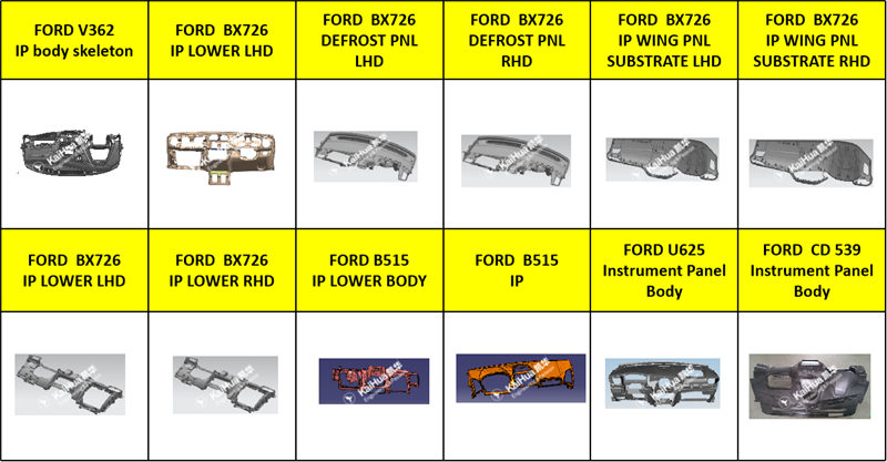 5-dashboard mould products