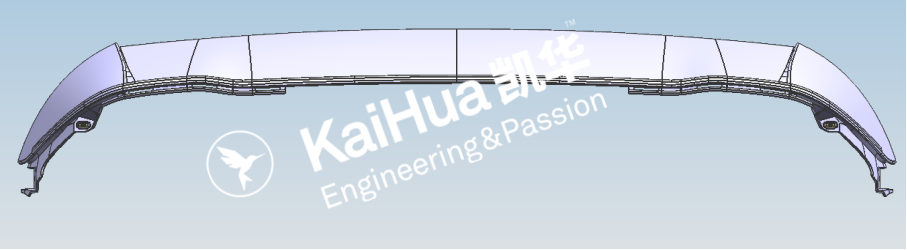 Auto spoiler injection mold product