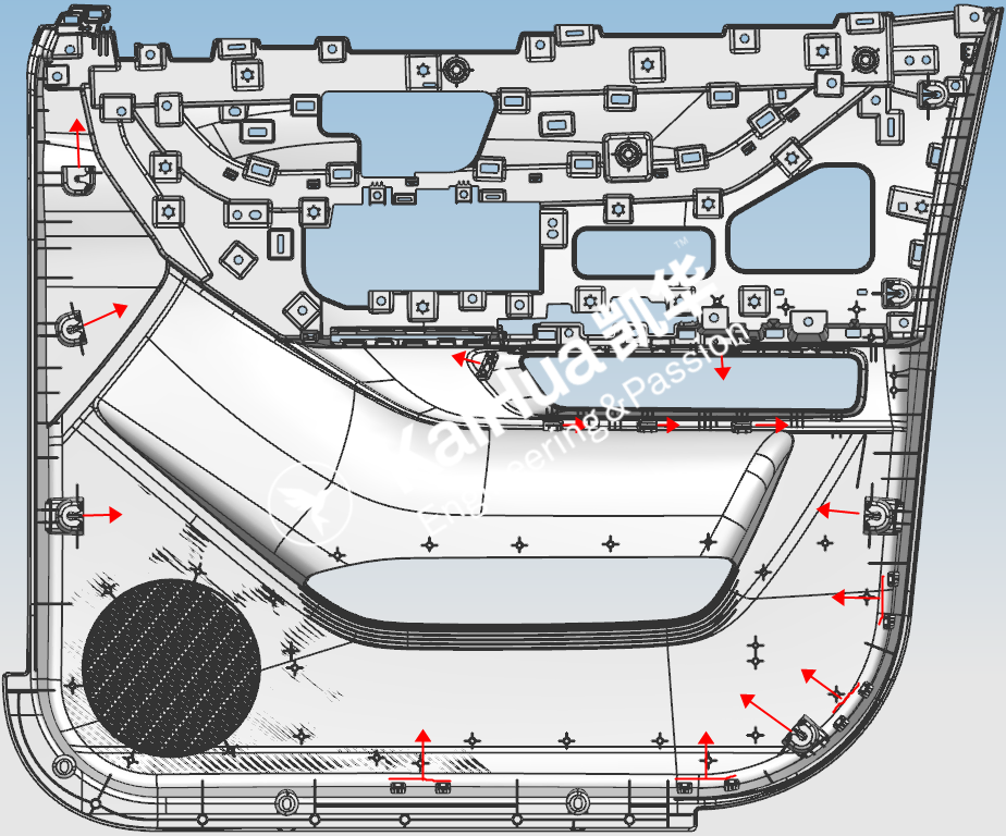 Door  Panel Plastic Injection Mould2