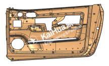 Door  Panel Plastic Injection Mould6