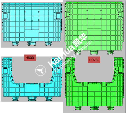 Foldable Crate Mold8