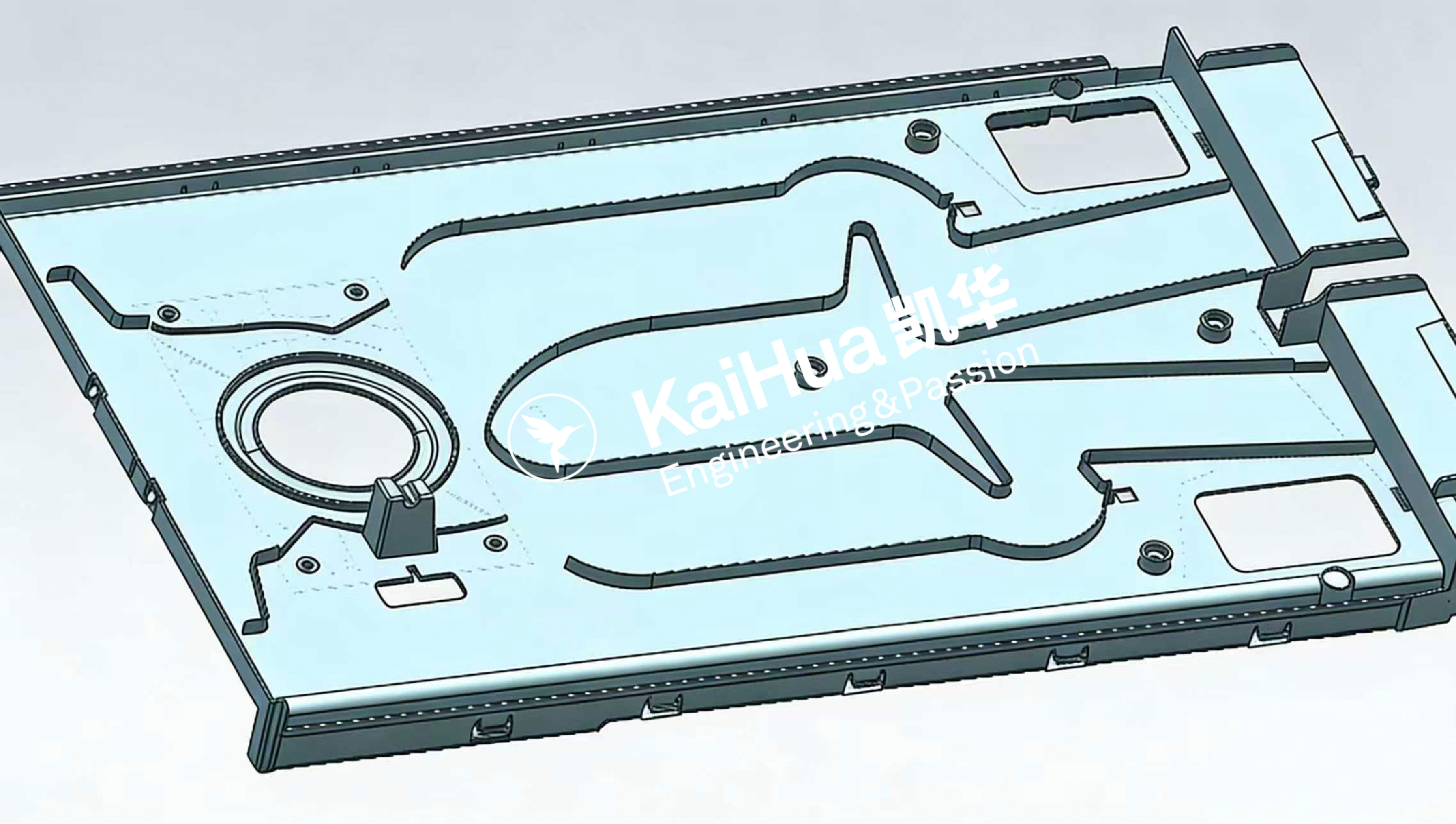 Home Appliance Injection Mold Custom Refrigerator Air Diffuser Molding Dies for OEM Factories